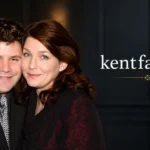 Producer Christine Harrell Astin standing beside her husband Sean Astin at a film premiere