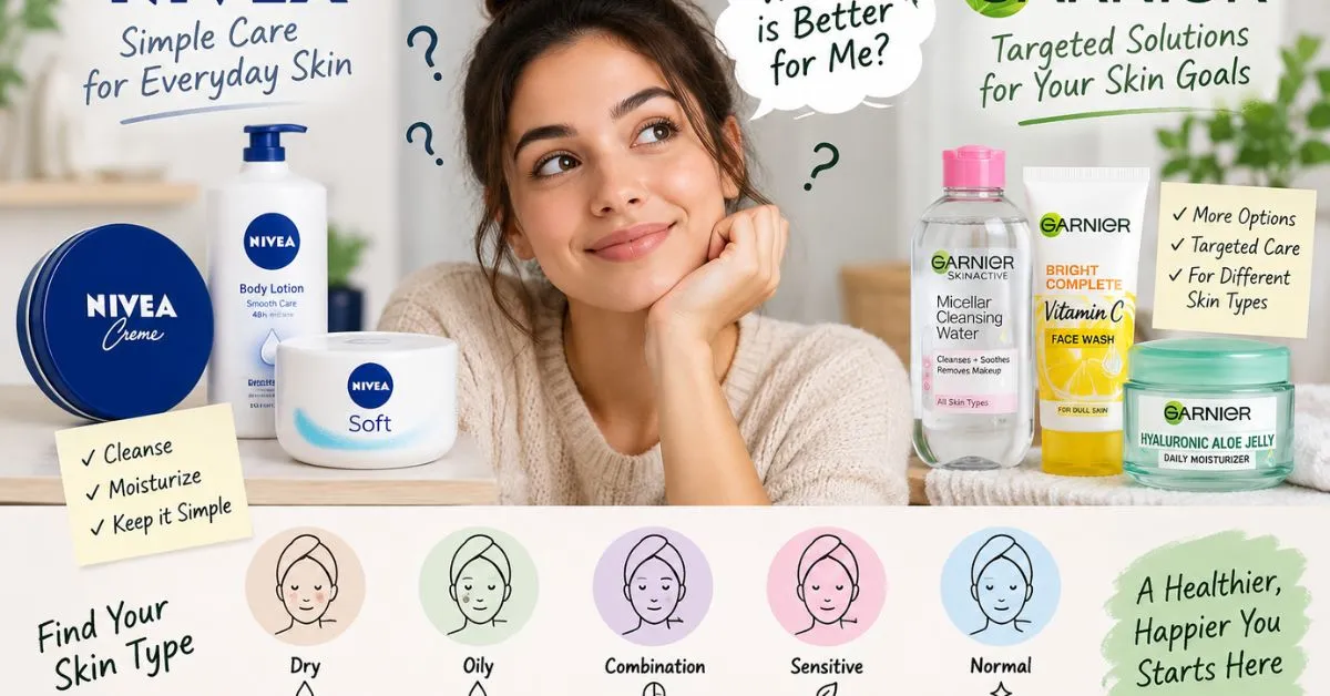 I’m a Skincare Beginner: Is NIVEA a Good Starting Brand Compared to Garnier?