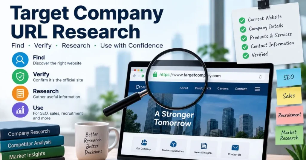 Target Company URL Research