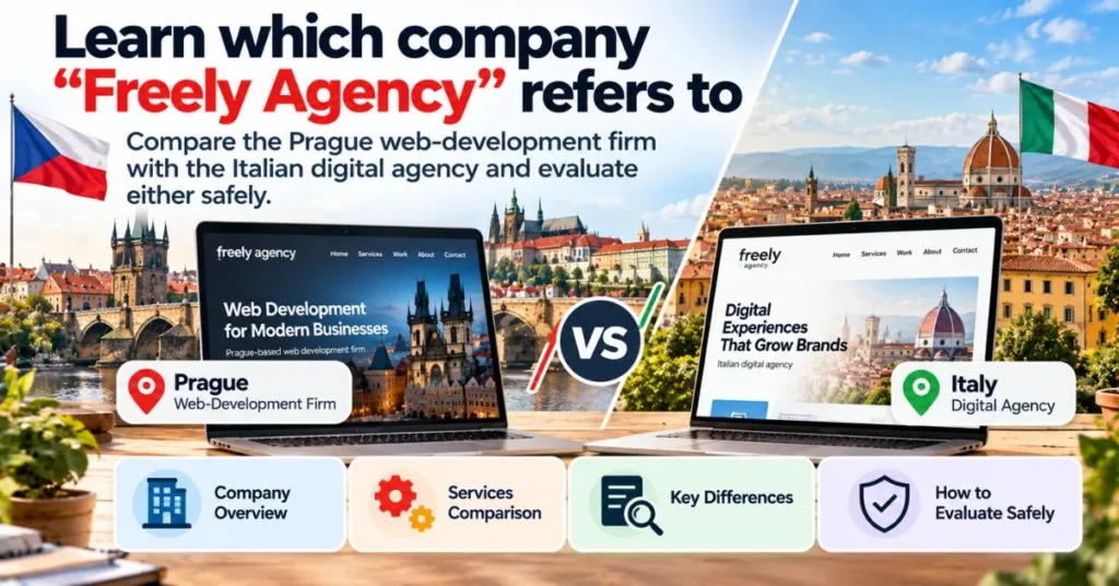 Web developers and digital marketers representing two different Freely Agency businesses